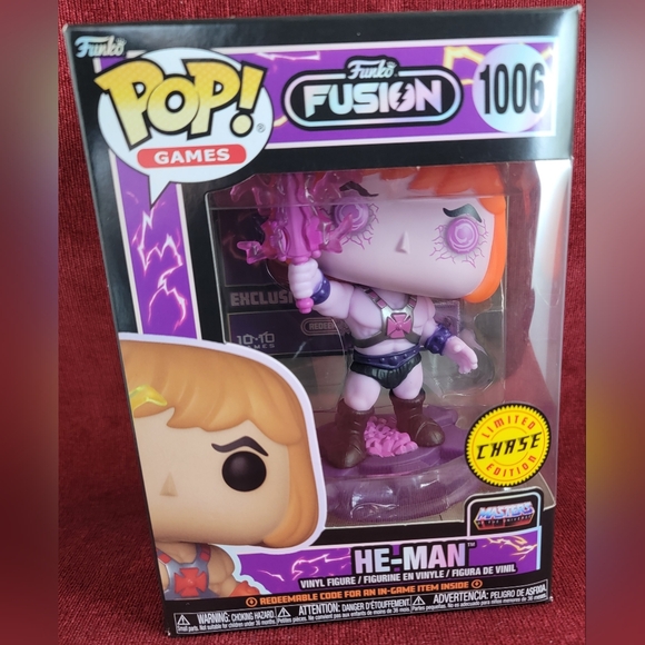 He-man funko fusion chase pop # 1006 (nib) With pop protector - Picture 2 of 7